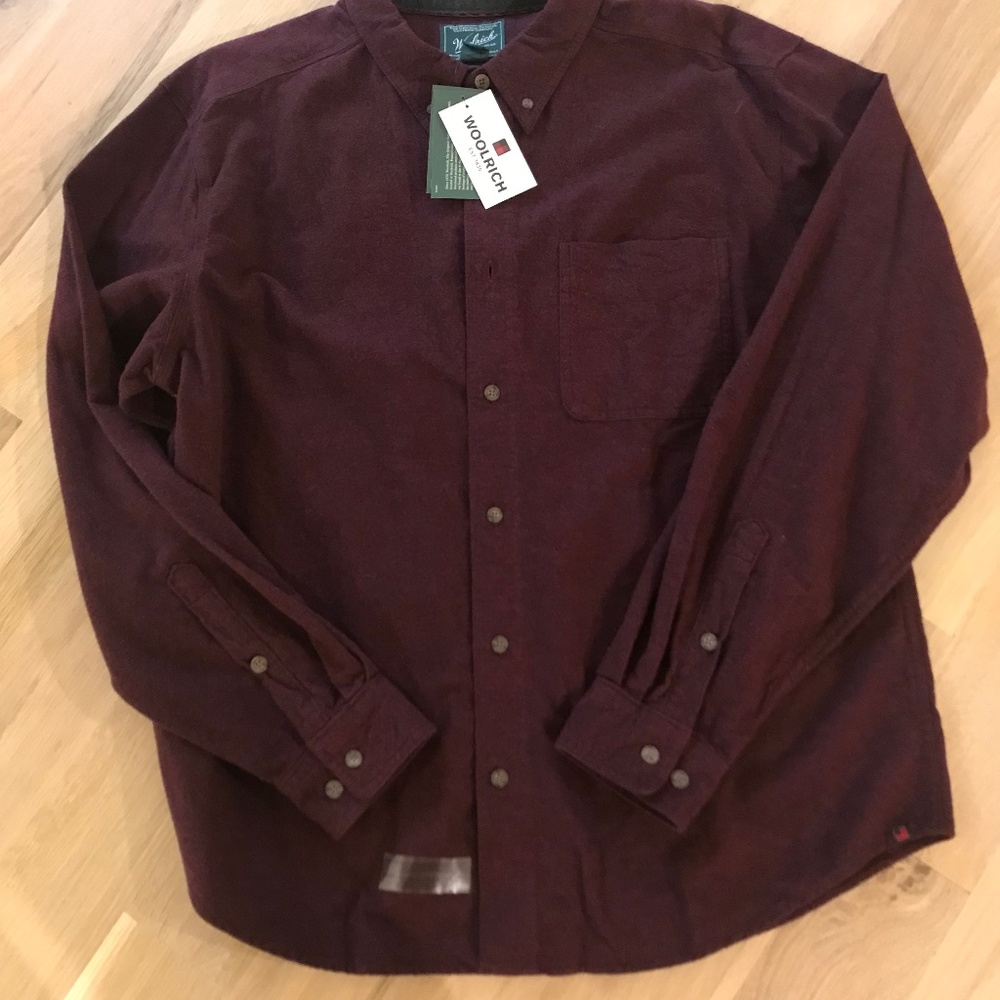 Woolrich classic Flannel Button Down Shirt Size Xl New with Tags